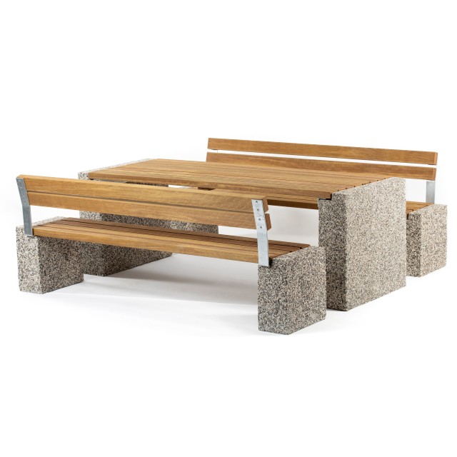 Klop Quadro 530 z naslonom